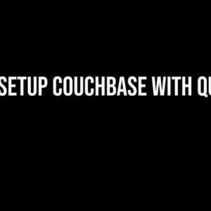 How to Setup Couchbase with Quarkus?