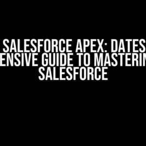 Re: Salesforce Apex: Dates – A Comprehensive Guide to Mastering Time in Salesforce